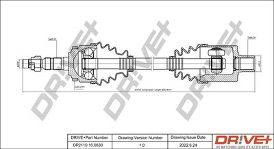 Приводной вал Dr!ve+ DP2110.10.0530