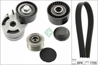 Поликлиновой ременный комплект Schaeffler INA 529 0012 21