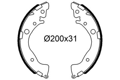 Комплект тормозных колодок VALEO 564277