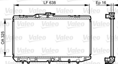 Radiators, Motora dzesēšanas sistēma VALEO 731713