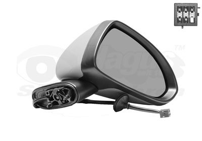 Наружное зеркало VAN WEZEL 3750808