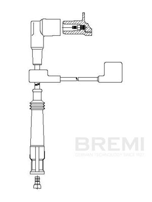 Провод зажигания BREMI 128/65