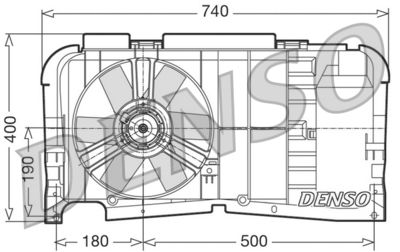 Ventilators, Motora dzesēšanas sistēma DENSO DER21001