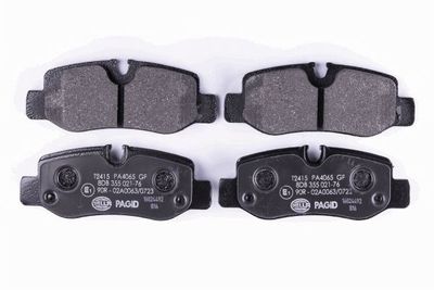 Комплект тормозных колодок, дисковый тормоз HELLA PAGID 8DB 355 021-761