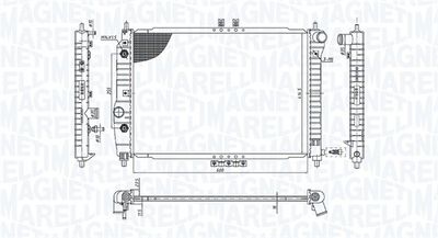 Radiators, Motora dzesēšanas sistēma MAGNETI MARELLI 350213197400