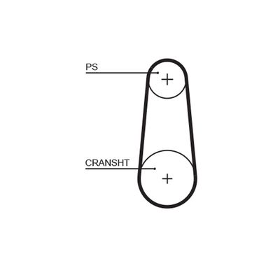 Зубчатый ремень GATES 5383XS