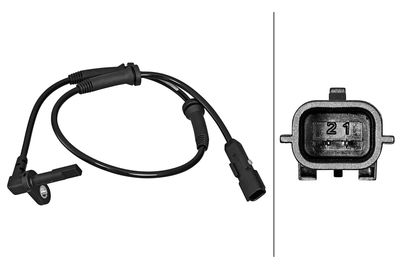 Датчик, частота вращения колеса HELLA 6PU 358 217-091