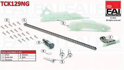 Комплект цели привода распредвала FAI AUTOPARTS TCK129NG