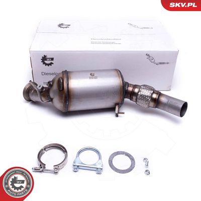 Nosēdumu-/Daļiņu filtrs, Izplūdes gāzu sistēma ESEN SKV 62SKV501