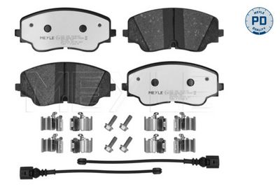 Комплект тормозных колодок, дисковый тормоз MEYLE 025 206 2618/PD
