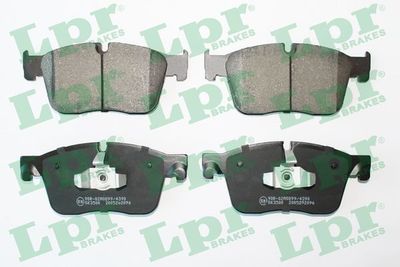 Комплект тормозных колодок, дисковый тормоз LPR 05P2096