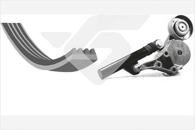Ķīļrievu siksnu komplekts HUTCHINSON KHV 109