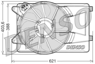 Ventilators, Motora dzesēšanas sistēma DENSO DER09306
