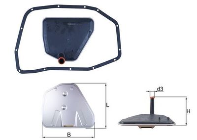 Hidrofiltrs, Automātiskā pārnesumkārba MAHLE HX 233D