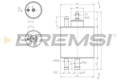 Топливный фильтр BREMSI FE0398