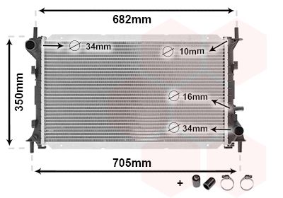VAN WEZEL 18002265 Radiators, Motora dzesēšanas