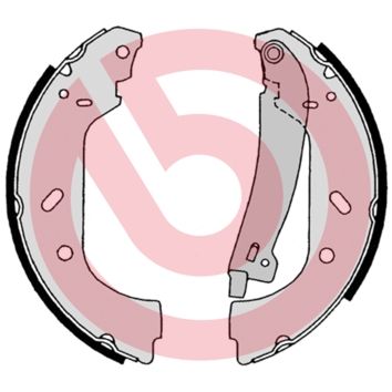szczęki ham. CITROËN/PEUGEOT BREMBO S 23 552