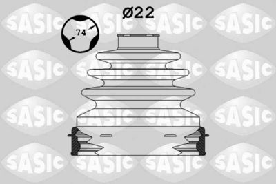 Комплект пыльника, приводной вал SASIC 1904028