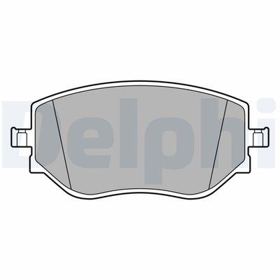 Комплект тормозных колодок, дисковый тормоз DELPHI LP3644