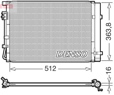 Конденсатор, кондиционер DENSO DCN43019