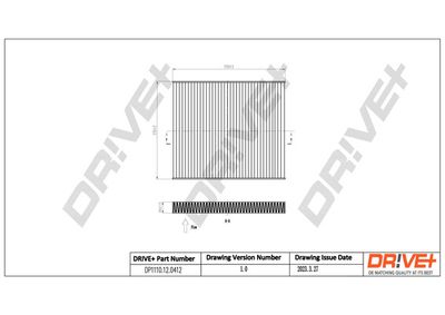 Фильтр, воздух во внутренном пространстве Dr!ve+ DP1110.12.0412