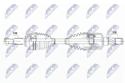 Приводной вал NTY NPW-CH-114