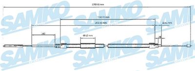 Trose, Stāvbremžu sistēma SAMKO C0077B
