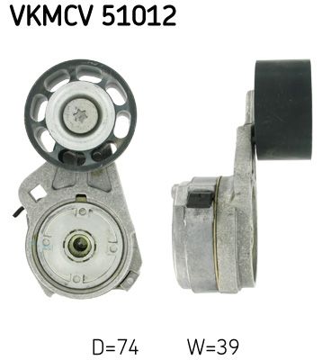 Siksnas spriegotājs, Ķīļsiksna SKF VKMCV 51012
