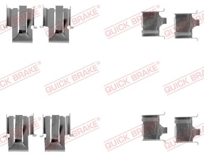 Комплектующие, колодки дискового тормоза QUICK BRAKE 109-1078