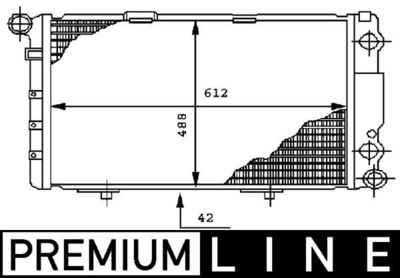 Radiators, Motora dzesēšanas sistēma MAHLE CR 282 000P