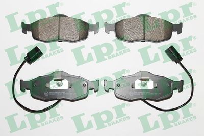 Комплект тормозных колодок, дисковый тормоз LPR 05P461