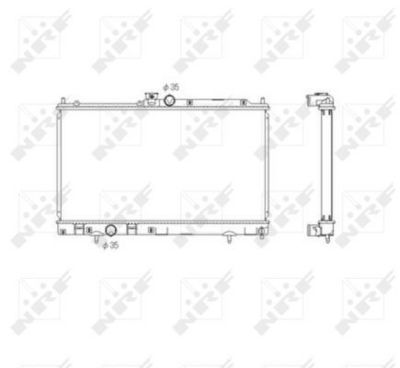 Radiators, Motora dzesēšanas sistēma NRF 53591