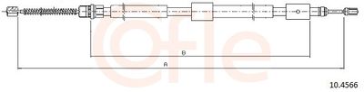 Тросик, cтояночный тормоз COFLE 10.4566