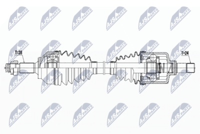 Приводной вал NTY NPW-PE-027