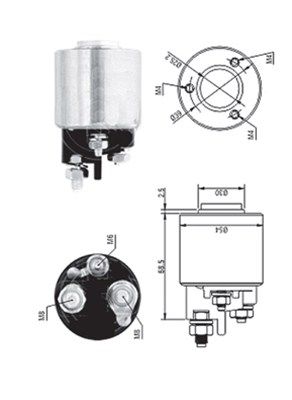Ievilcējrelejs, Starteris MAGNETI MARELLI 940113050572