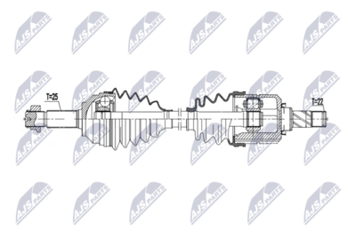 półoś napędowa NTY NPW-MG-008