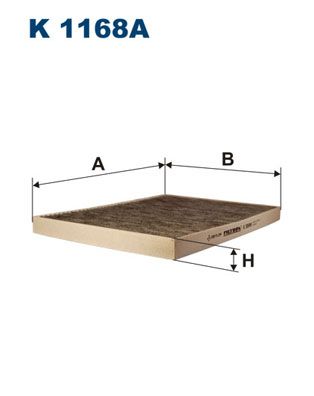 Filtrs, Salona telpas gaiss FILTRON K 1168A