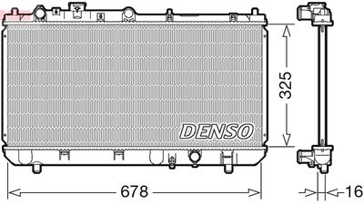 Radiators, Motora dzesēšanas sistēma DENSO DRM44032