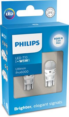 Kvēlspuldze, Numura apgaismojuma lukturis PHILIPS 11961XU60X2