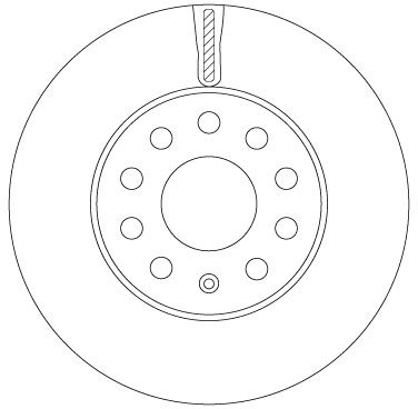Тормозной диск TRW DF6903S