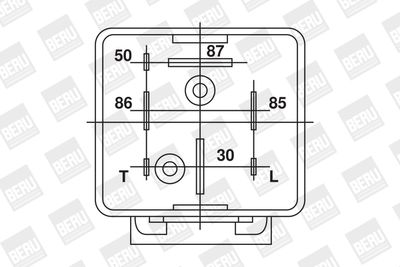 Relejs, Palaišanas iekārta BorgWarner (BERU) GR001