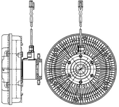 Sajūgs, Radiatora ventilators MAHLE CFC 223 000P