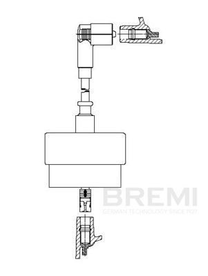 Augstsprieguma vads BREMI 208/53