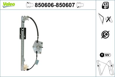 Стеклоподъемник VALEO 850606