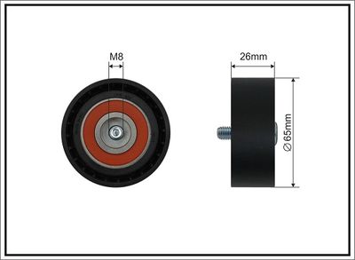 Parazīt-/Vadrullītis, Ķīļrievu siksna CAFFARO 500711