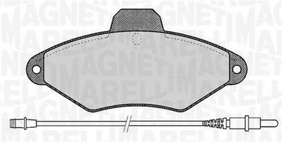 Bremžu uzliku kompl., Disku bremzes MAGNETI MARELLI 363916060198