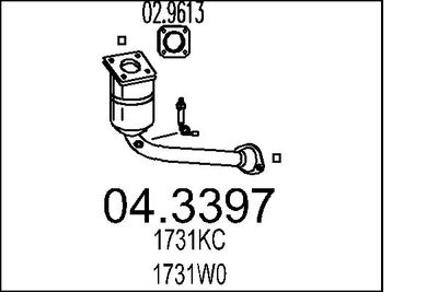 Катализатор MTS 04.3397