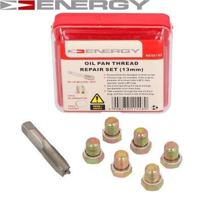 ENERGY NE00152 Remkomplekts, Eļļas noliešanas skrūves
