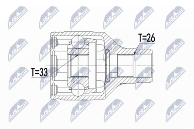 Шарнирный комплект, приводной вал NTY NPW-SU-016