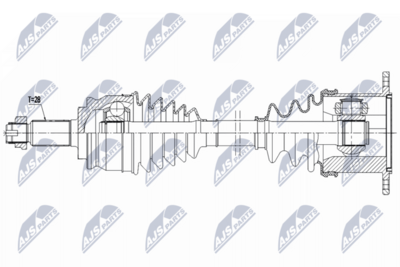 Piedziņas vārpsta NTY NPW-SU-065